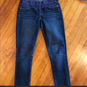 Paige elastic waist leggings jeans 26 maternity ?